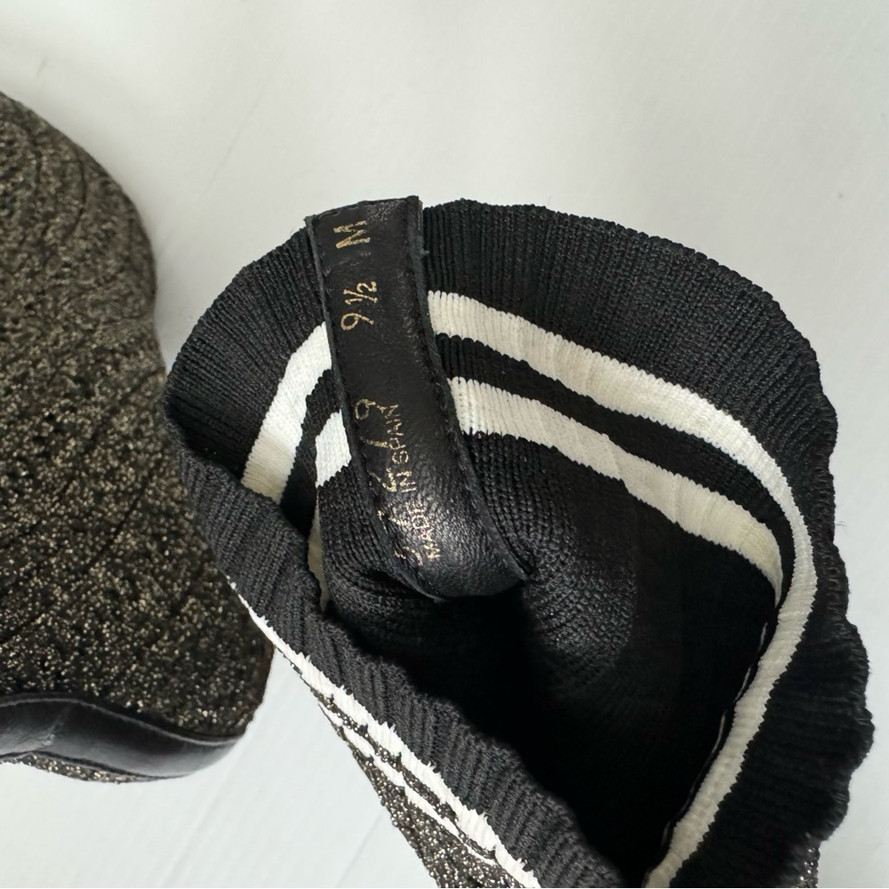 Stuart Weitzman Waverly Sock Knit Ankle Booties Kitten Heel Size 9.5 - Picture 12 of 13